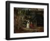 Peter Paul Rubens (Self-Portrait) and His Second Wife Helene Fourment in the Garden-Peter Paul Rubens-Framed Giclee Print