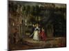 Peter Paul Rubens (Self-Portrait) and His Second Wife Helene Fourment in the Garden-Peter Paul Rubens-Mounted Giclee Print