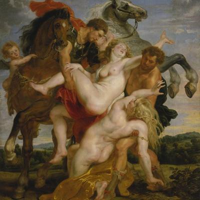 The Rape of the Daughters of Leucippus, about 1618