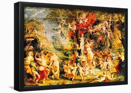 Peter Paul Rubens Venusfest Art Print Poster-null-Framed Poster