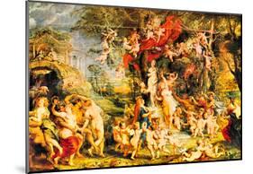 Peter Paul Rubens Venusfest Art Print Poster-null-Mounted Poster