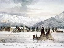 Trading Outpost, C1860-Peter Petersen Tofft-Stretched Canvas