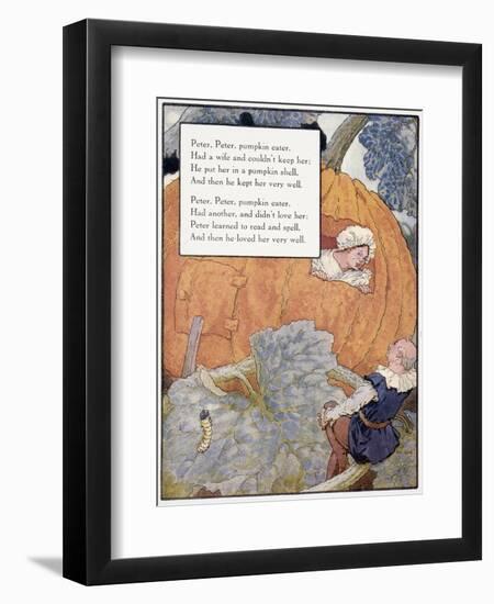 Peter Pumpkin Eater-Frederick Richardson-Framed Premium Giclee Print