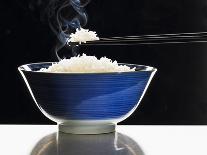 A Bowl of Steaming Rice-Peter Rees-Photographic Print