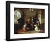 Peter Rossi, Imprisoned by the Scaligeri, 1818-1820-Francesco Hayez-Framed Giclee Print