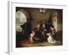 Peter Rossi, Imprisoned by the Scaligeri, 1818-1820-Francesco Hayez-Framed Giclee Print