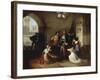 Peter Rossi, Imprisoned by the Scaligeri, 1818-1820-Francesco Hayez-Framed Giclee Print