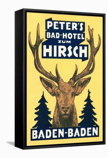 Peter's Bad-Hotel, Deer-null-Framed Stretched Canvas