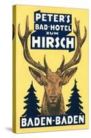 Peter's Bad-Hotel, Deer-null-Stretched Canvas