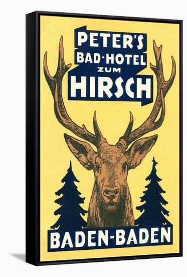 Peter's Bad-Hotel, Deer-null-Framed Stretched Canvas
