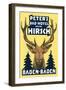 Peter's Bad-Hotel, Deer-null-Framed Art Print