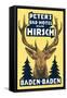 Peter's Bad-Hotel, Deer-null-Framed Stretched Canvas