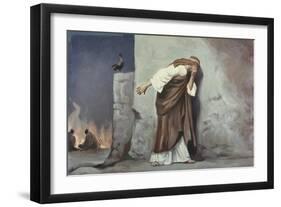 Peter's Denial-Robert Leinweber-Framed Giclee Print