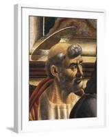 Peter's Face, Detail from the Last Supper, 1450-Andrea Del Castagno-Framed Giclee Print