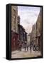 Peter's Lane, Clerkenwell, London, 1880-John Crowther-Framed Stretched Canvas