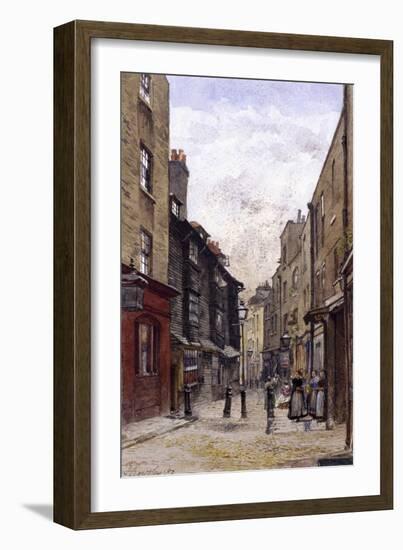 Peter's Lane, Clerkenwell, London, 1880-John Crowther-Framed Giclee Print