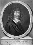 Rene Descartes, French Mathematician and Philosopher-Peter Schenk-Framed Stretched Canvas