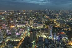 Bangkok cityscape, Thailand, Southeast Asia, Asia-Peter Schickert-Framed Photographic Print