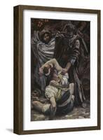 Peter Smites Off the Ear of Malchus-James Tissot-Framed Giclee Print