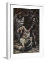 Peter Smites Off the Ear of Malchus-James Tissot-Framed Giclee Print