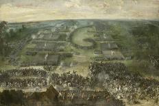 Siege of a City, Possibly the Siege of Julich by the Spaniards under Hendrik Van Den Bergh-Peter Snayers-Stretched Canvas