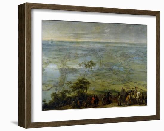 Peter Snayers / Capture of Breda, 1650-Peter Snayers-Framed Giclee Print