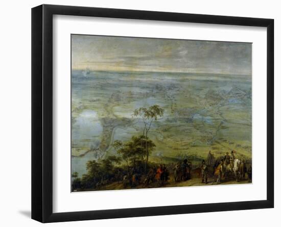 Peter Snayers / Capture of Breda, 1650-Peter Snayers-Framed Giclee Print