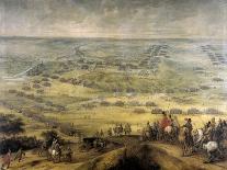 Siege of a City, Possibly the Siege of Julich by the Spaniards under Hendrik Van Den Bergh-Peter Snayers-Stretched Canvas