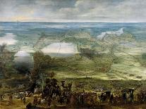 Siege of a City, Possibly the Siege of Julich by the Spaniards under Hendrik Van Den Bergh-Peter Snayers-Stretched Canvas