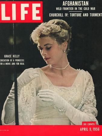 Actress and Princess of Monaco, Grace Kelly, April 9, 1956