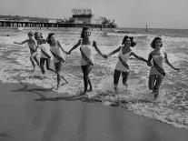 Miss America Candidates Playing in Surf During Contest Period-Peter Stackpole-Premium Photographic Print