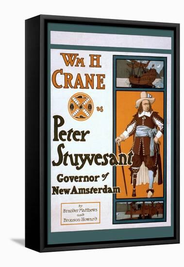 Peter Stuyvesant Dutch Governor of New York-null-Framed Stretched Canvas