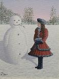 Snowman Vase-Peter Szumowski-Giclee Print