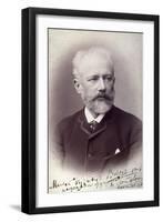 Peter Tchaikovsky, Russian Composer, 1888-null-Framed Giclee Print