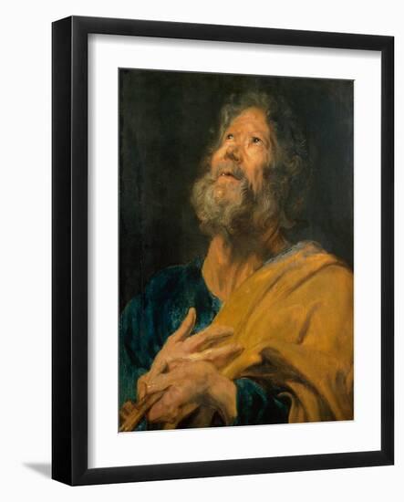 Peter the Apostle, 1617-1618-Sir Anthony Van Dyck-Framed Giclee Print