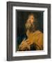Peter the Apostle, 1617-1618-Sir Anthony Van Dyck-Framed Giclee Print