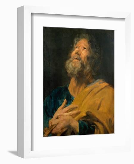 Peter the Apostle, 1617-1618-Sir Anthony Van Dyck-Framed Giclee Print