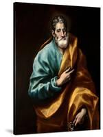 Peter the Apostle-El Greco-Stretched Canvas