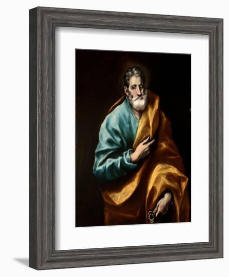 Peter the Apostle-El Greco-Framed Giclee Print