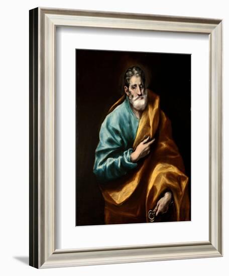 Peter the Apostle-El Greco-Framed Giclee Print