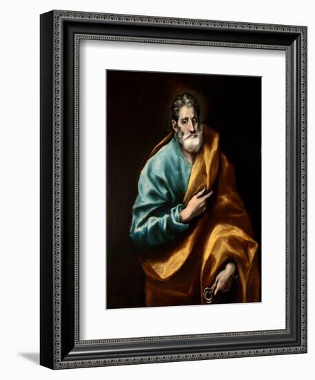 Peter the Apostle-El Greco-Framed Giclee Print