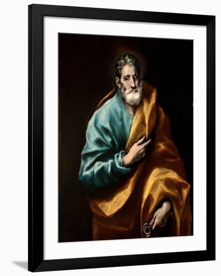 Peter the Apostle-El Greco-Framed Giclee Print