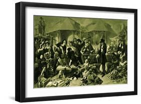 Peter the Great at Deptford Dockyard-Daniel Maclise-Framed Giclee Print