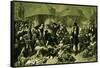 Peter the Great at Deptford Dockyard-Daniel Maclise-Framed Stretched Canvas