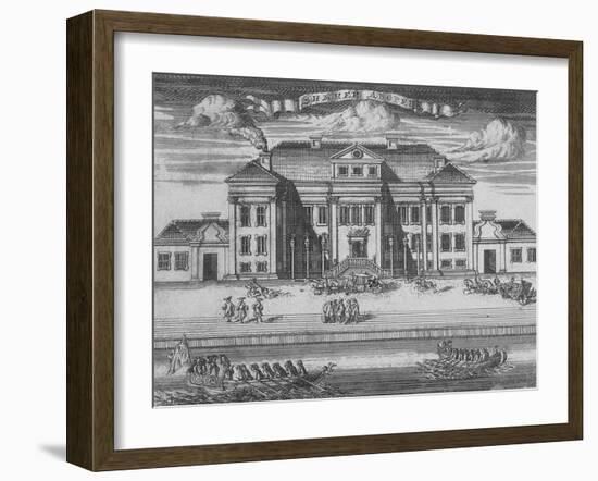 Peter the Great's Winter Palace, 1716-1717-Alexei Fyodorovich Zubov-Framed Giclee Print