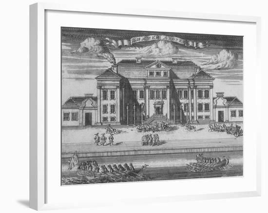 Peter the Great's Winter Palace, 1716-1717-Alexei Fyodorovich Zubov-Framed Giclee Print