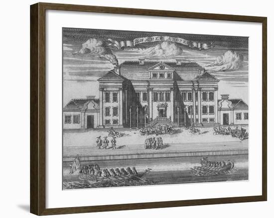 Peter the Great's Winter Palace, 1716-1717-Alexei Fyodorovich Zubov-Framed Giclee Print