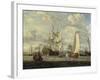 Peter the Great visiting the 'Peter and Paul'-Abraham Storck-Framed Giclee Print