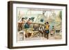 Peter the Great Working as a Shipbuilder in the Netherlands-null-Framed Giclee Print