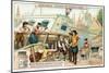 Peter the Great Working as a Shipbuilder in the Netherlands-null-Mounted Giclee Print